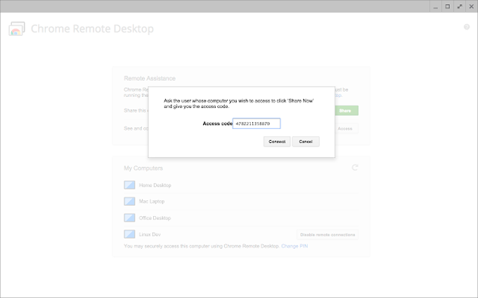 Chrome Remote Desktop Chrome Remote Desktop